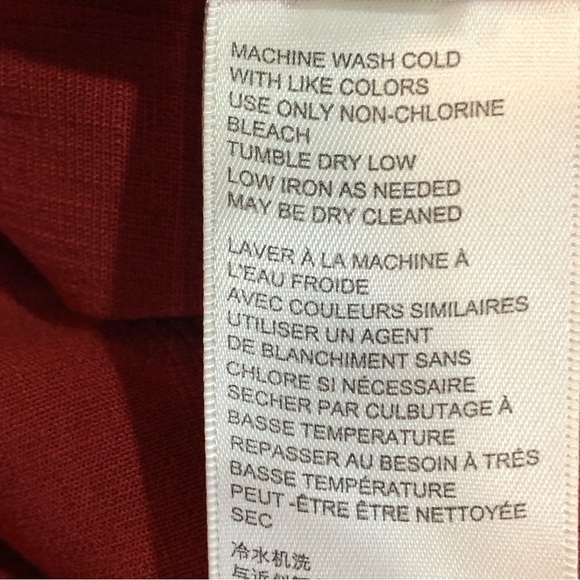 Free People Larissa Pant Terracotta Sunset orange high waist textured flowy 4 - Picture 7 of 8